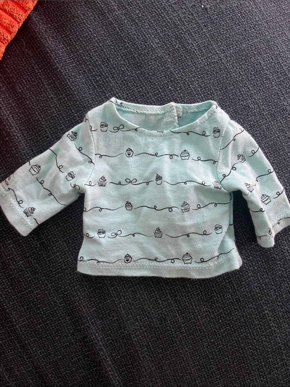 American girl doll grace baking shirt